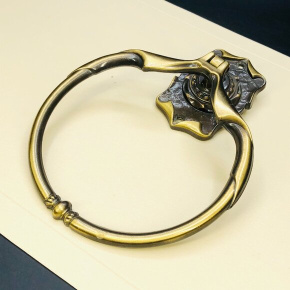 Vintage 70s Amerock Carriage House Hand Towel Ring Holder: Wall Mount- Bathroom - Picture 3 of 11